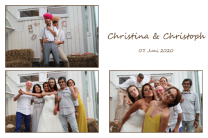 Foto-Layout-Druckvorlage für Hochzeit